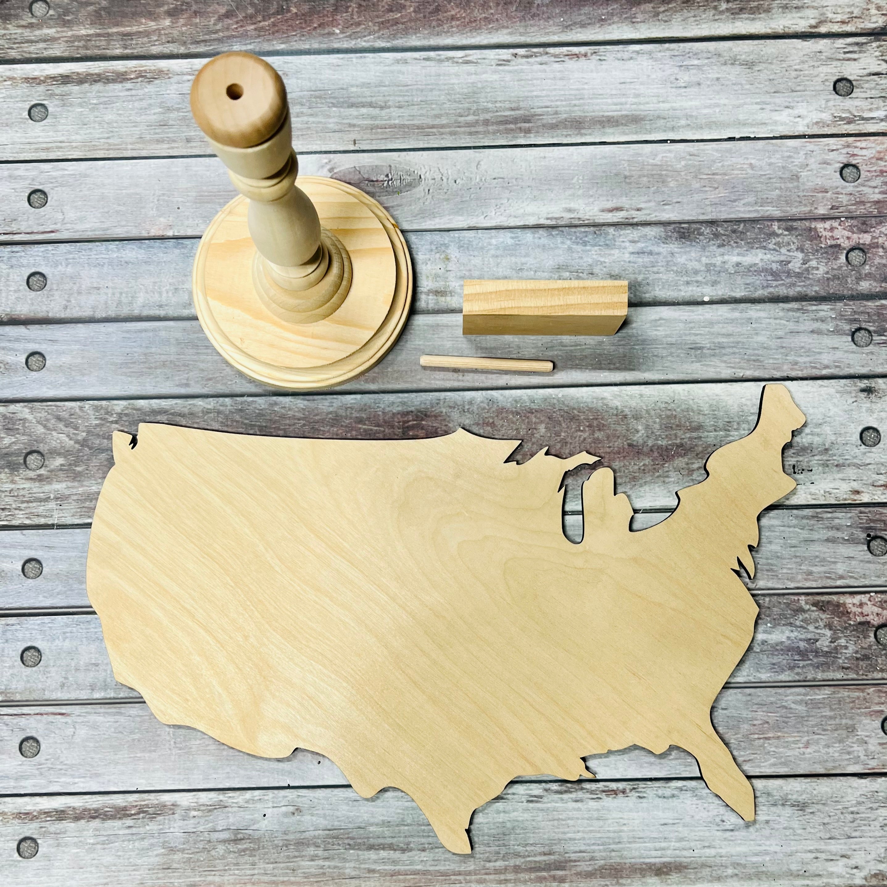 United States Map Sign | DIY Kit