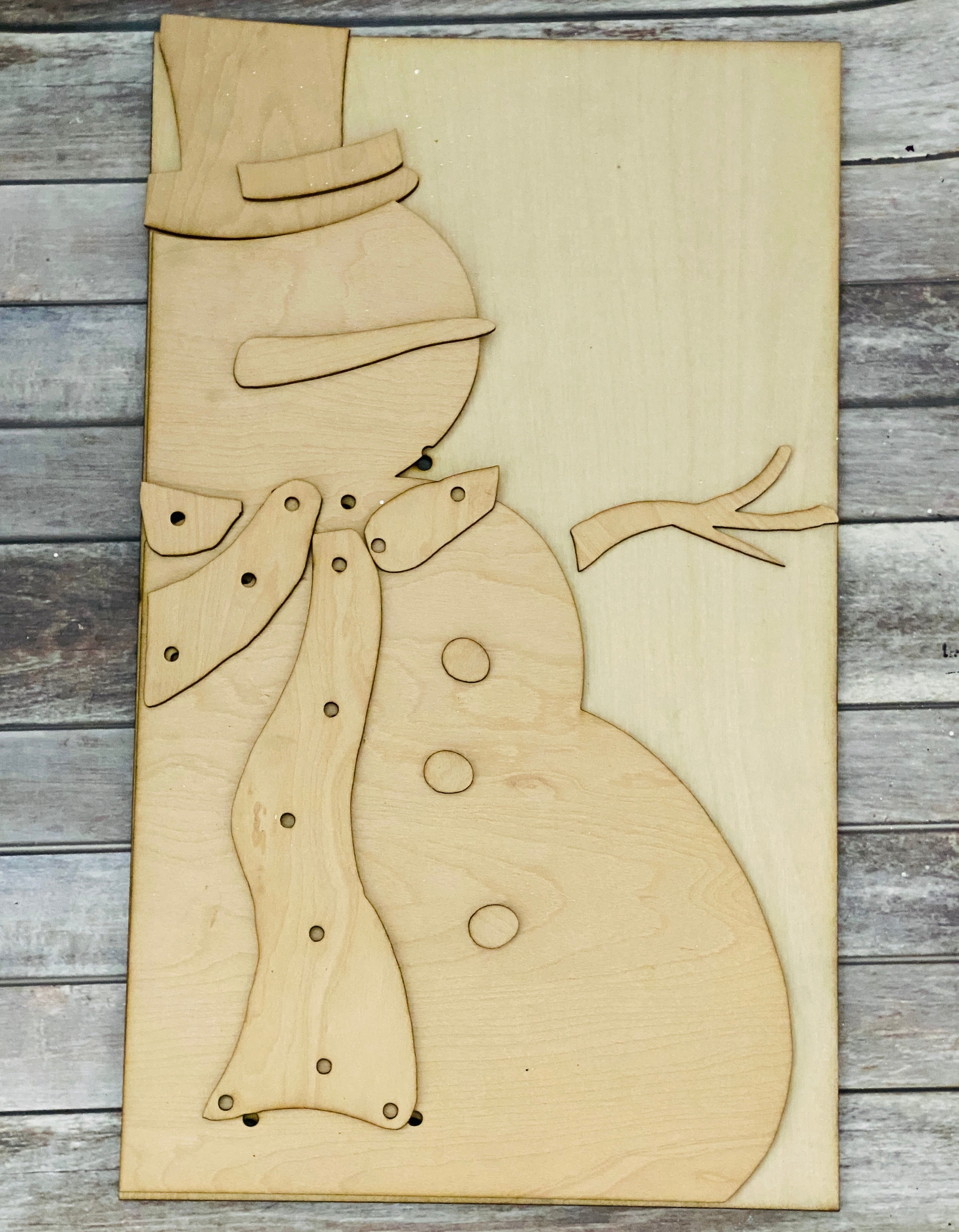 Light Up Snowman Sign | DIY Kit