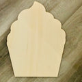 Cupcake Topper | Wood Craft Blank