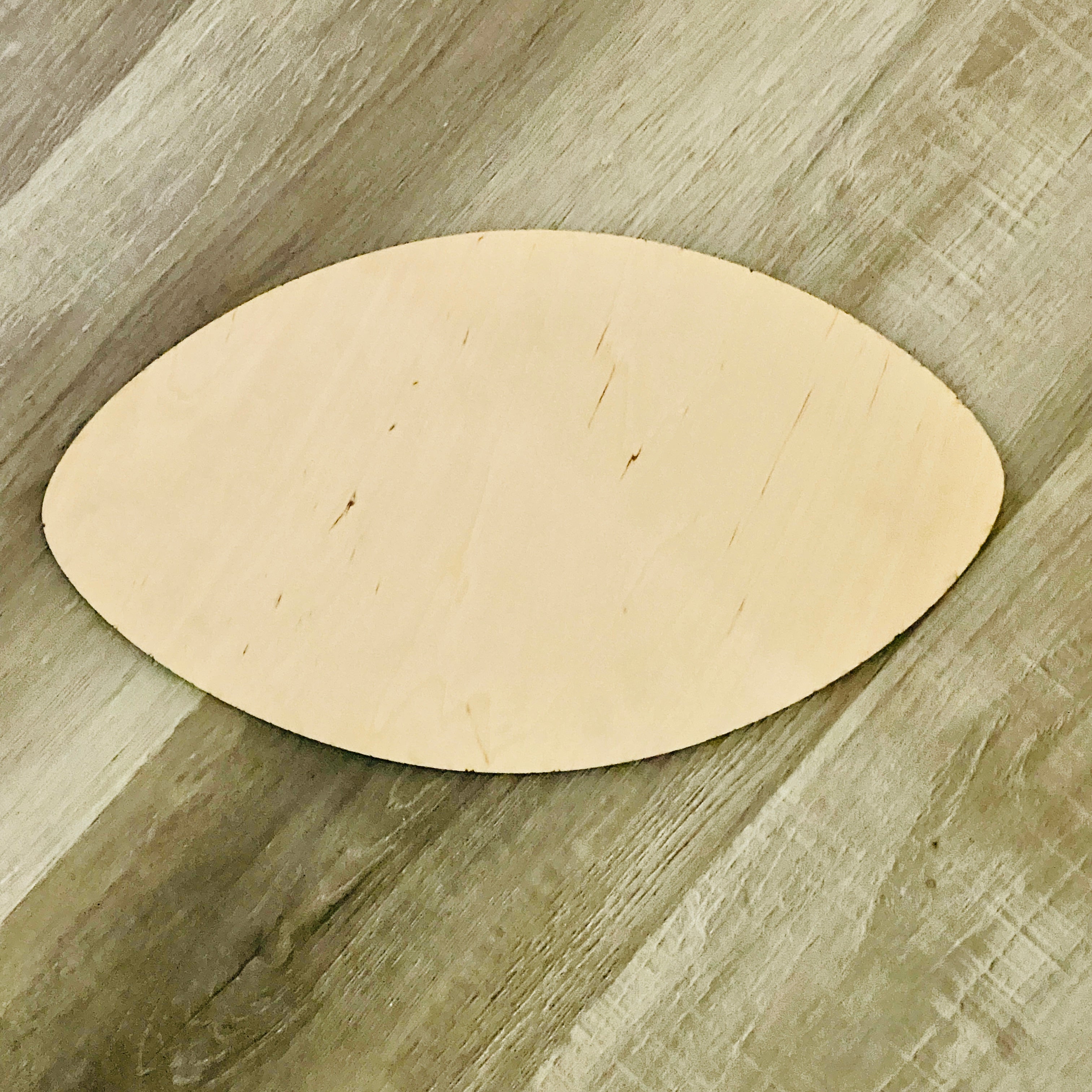 Football Sign Topper | Wood Craft Blank