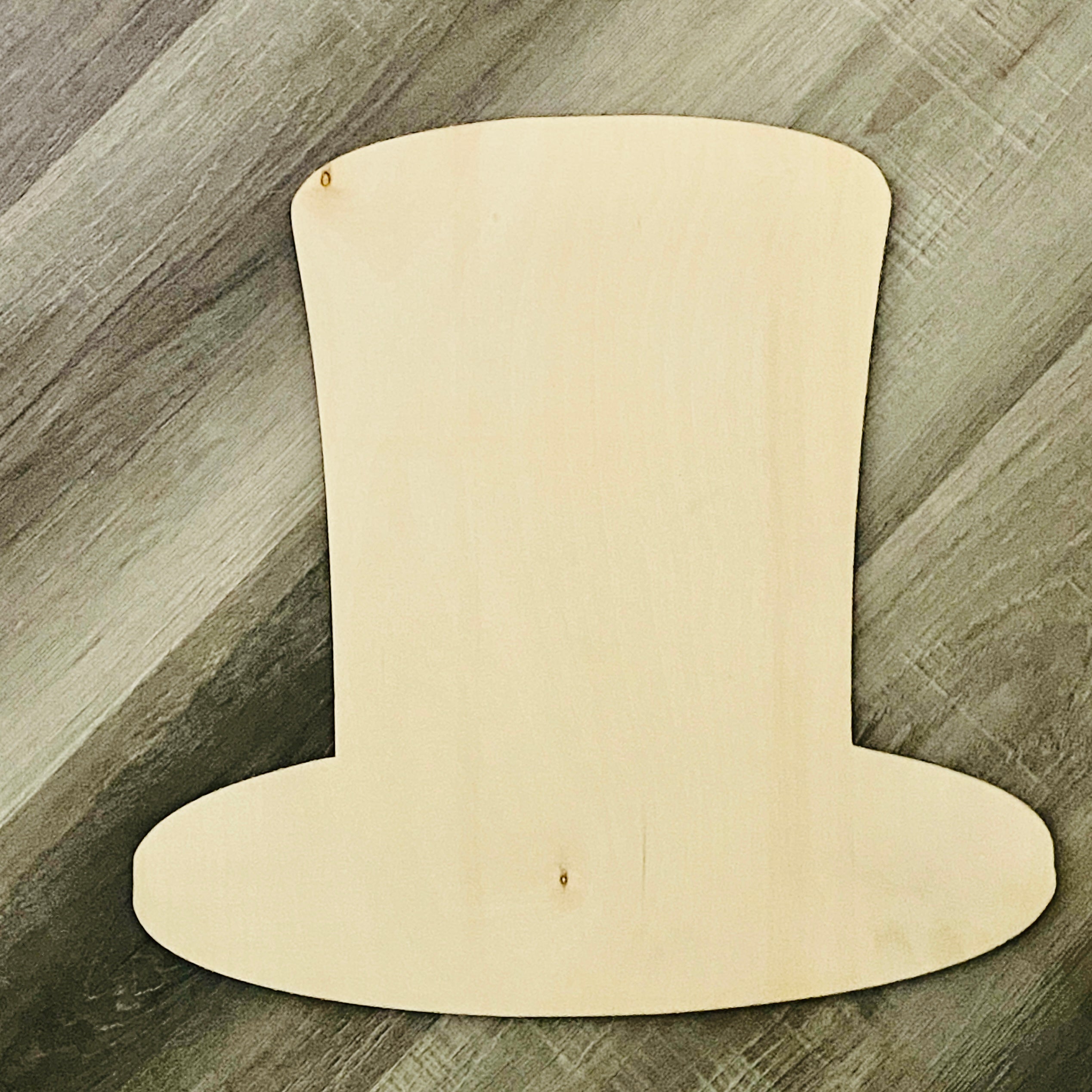 Top Hat Sign Topper | Wood Craft Blank