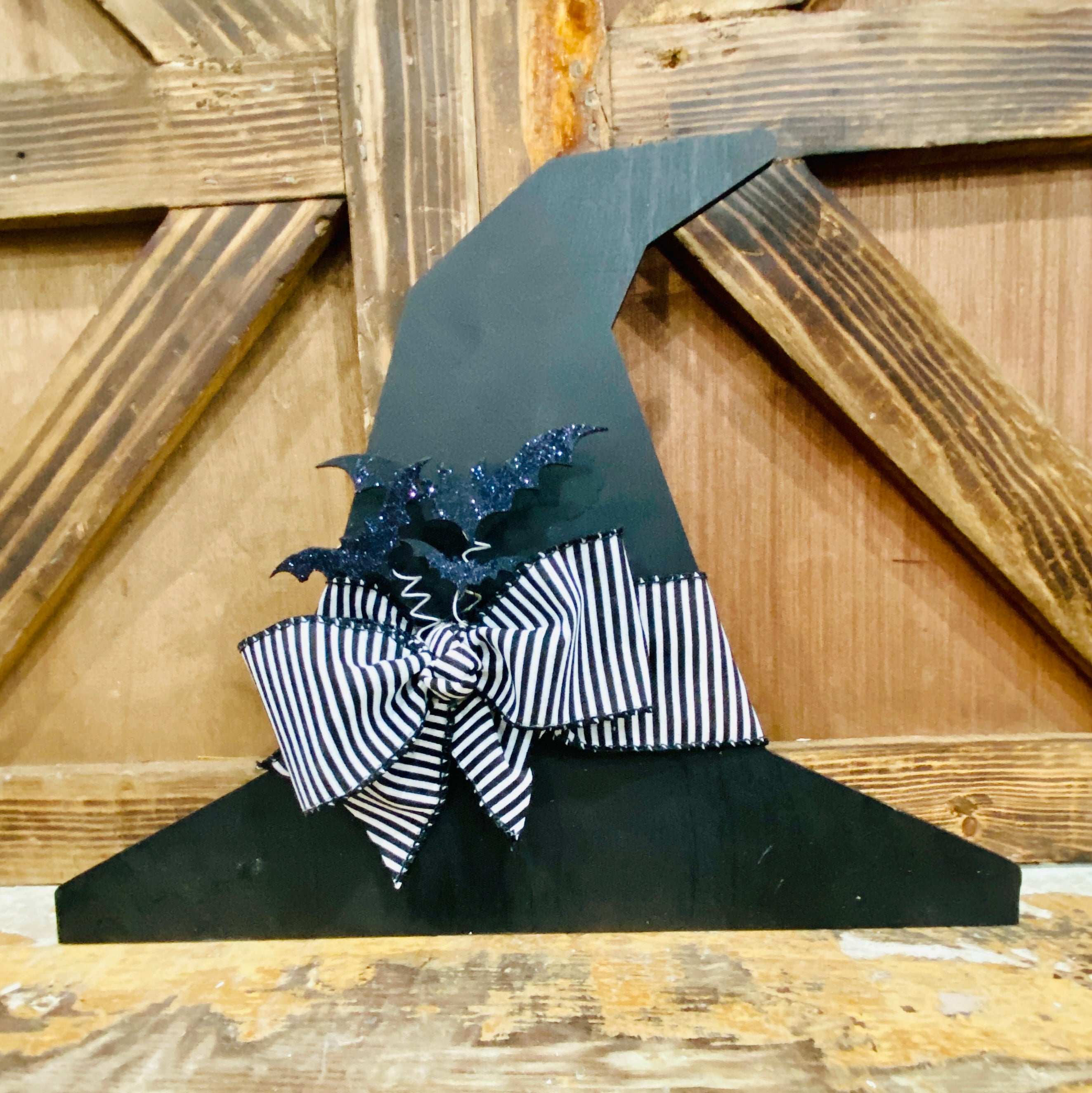 Witch Hat Sign Topper | Wood Craft Blank