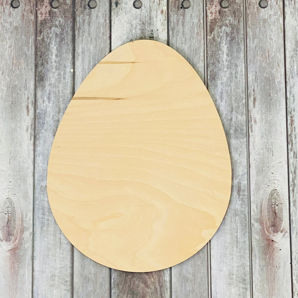 Egg Sign Topper | Wood Craft Blank