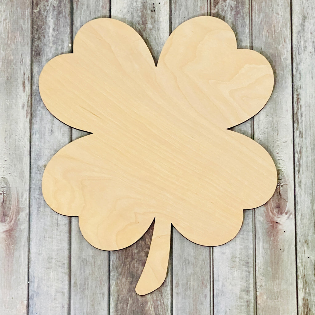 Shamrock Sign Topper | Wood Craft Blank