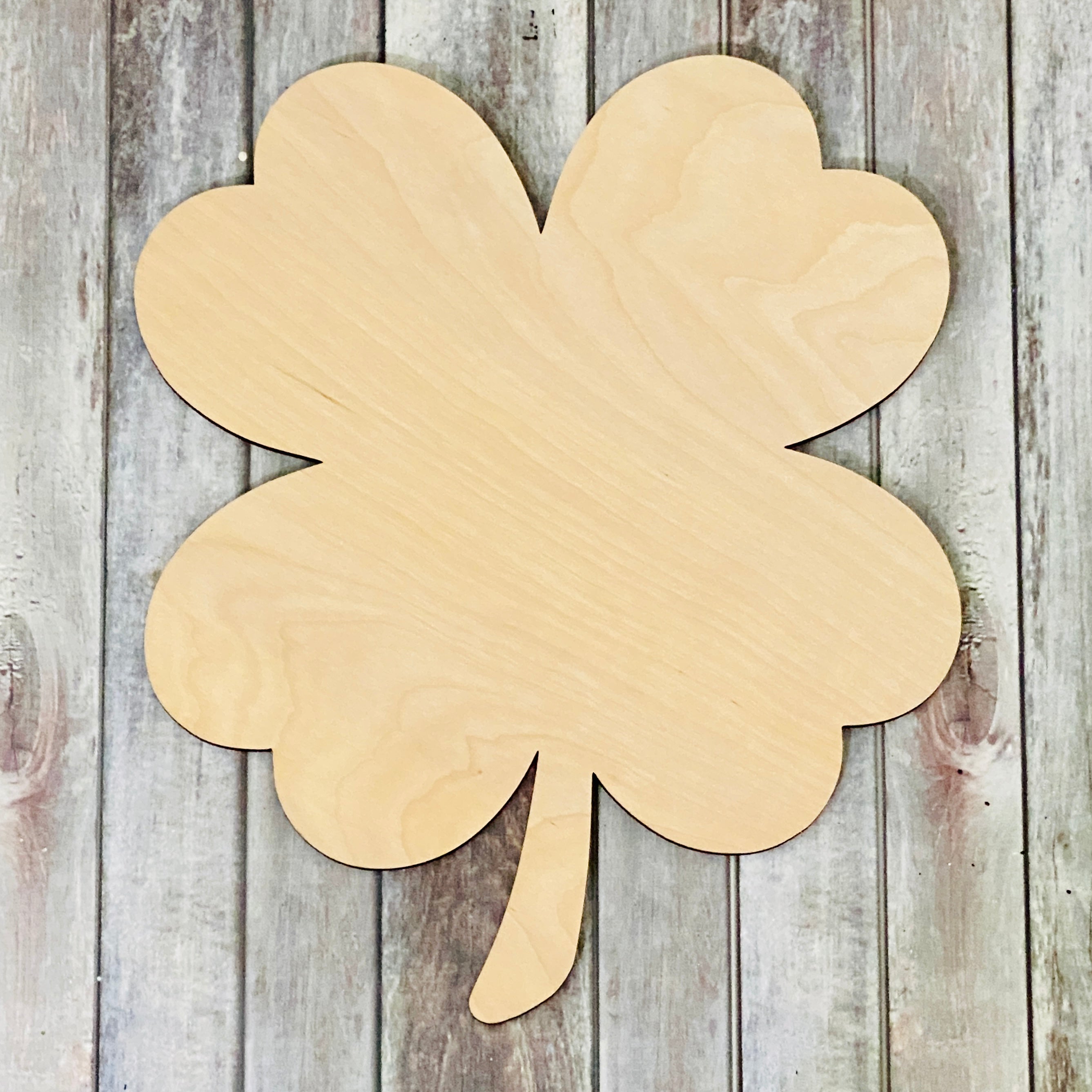Shamrock Sign Topper | Wood Craft Blank