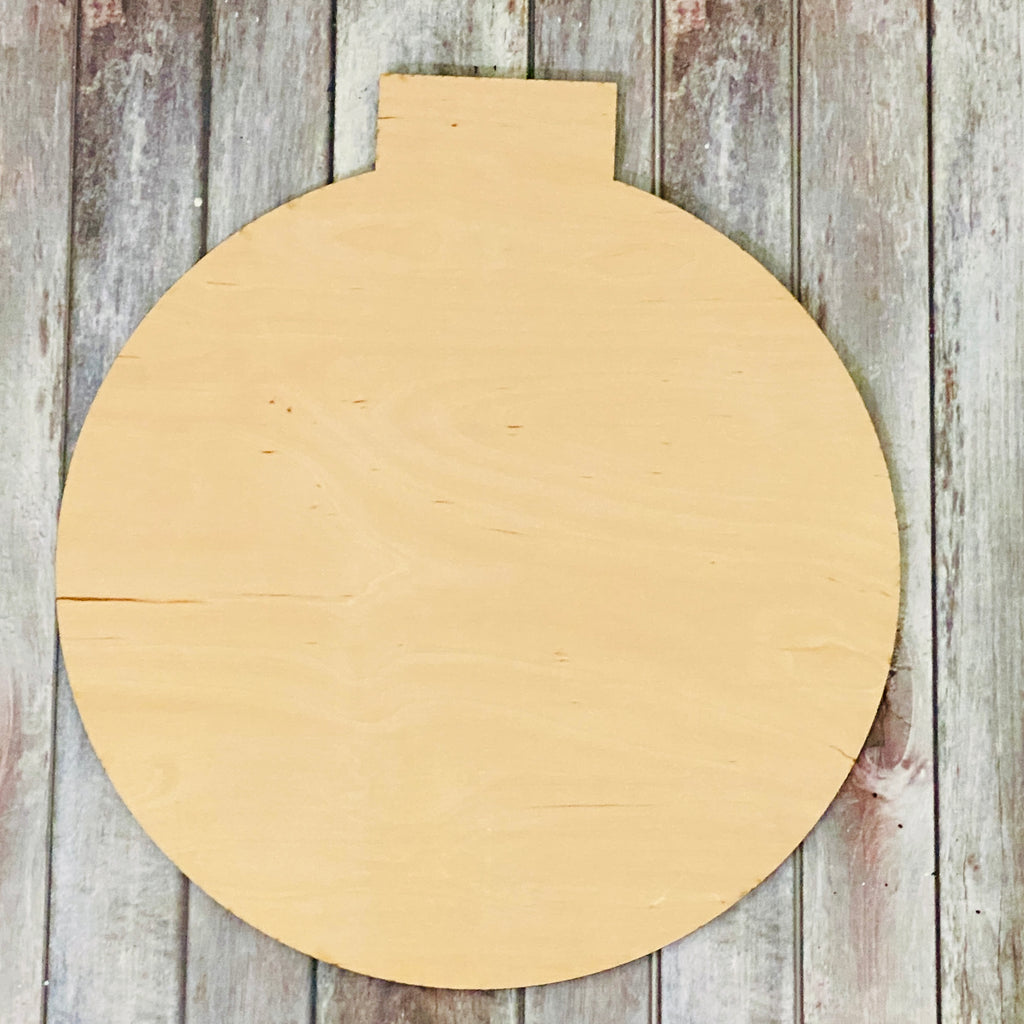 Ornament Sign Topper | Wood Craft Blank