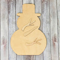 Snowman Sign Topper | Wood Craft Blank