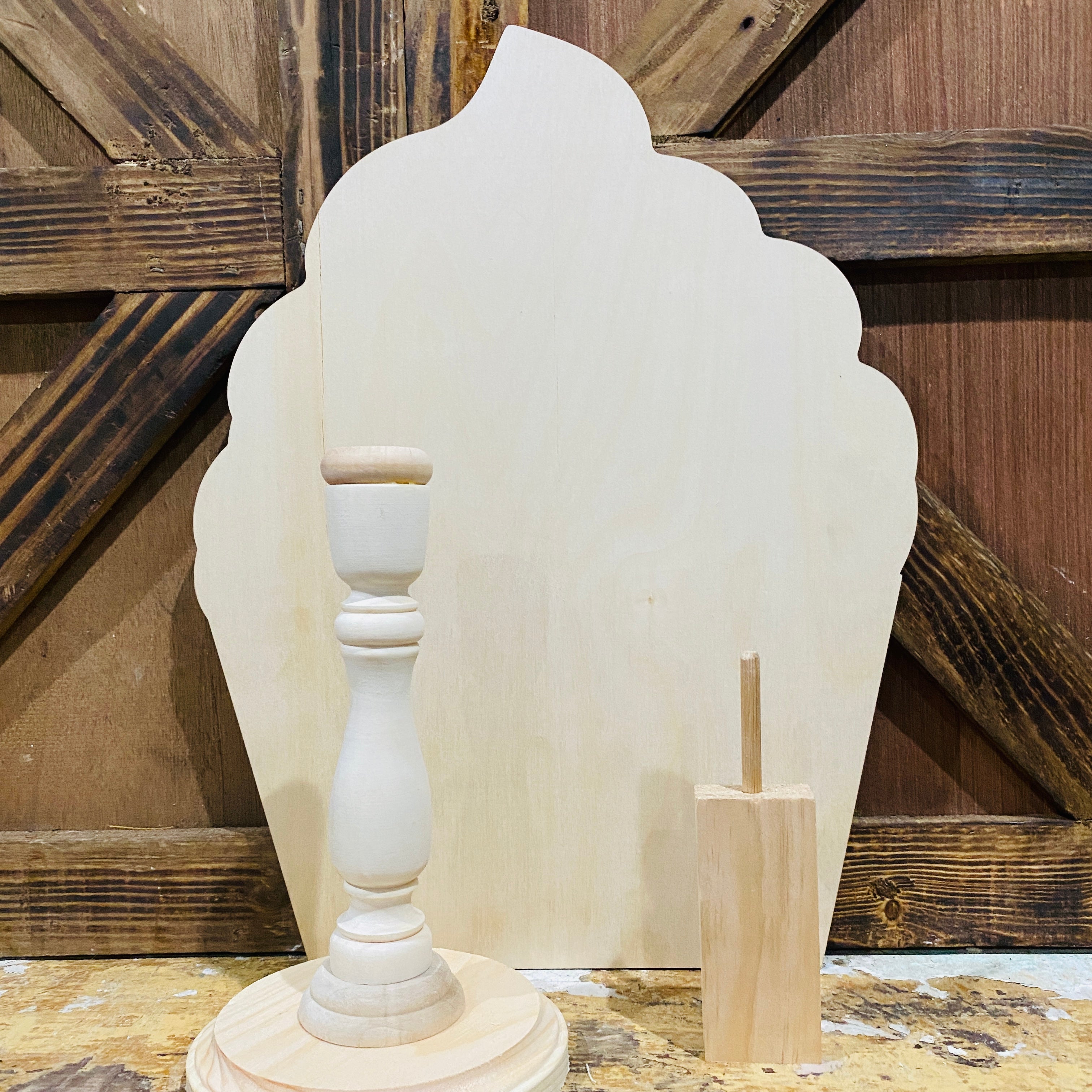 Cupcake Topper | Wood Craft Blank