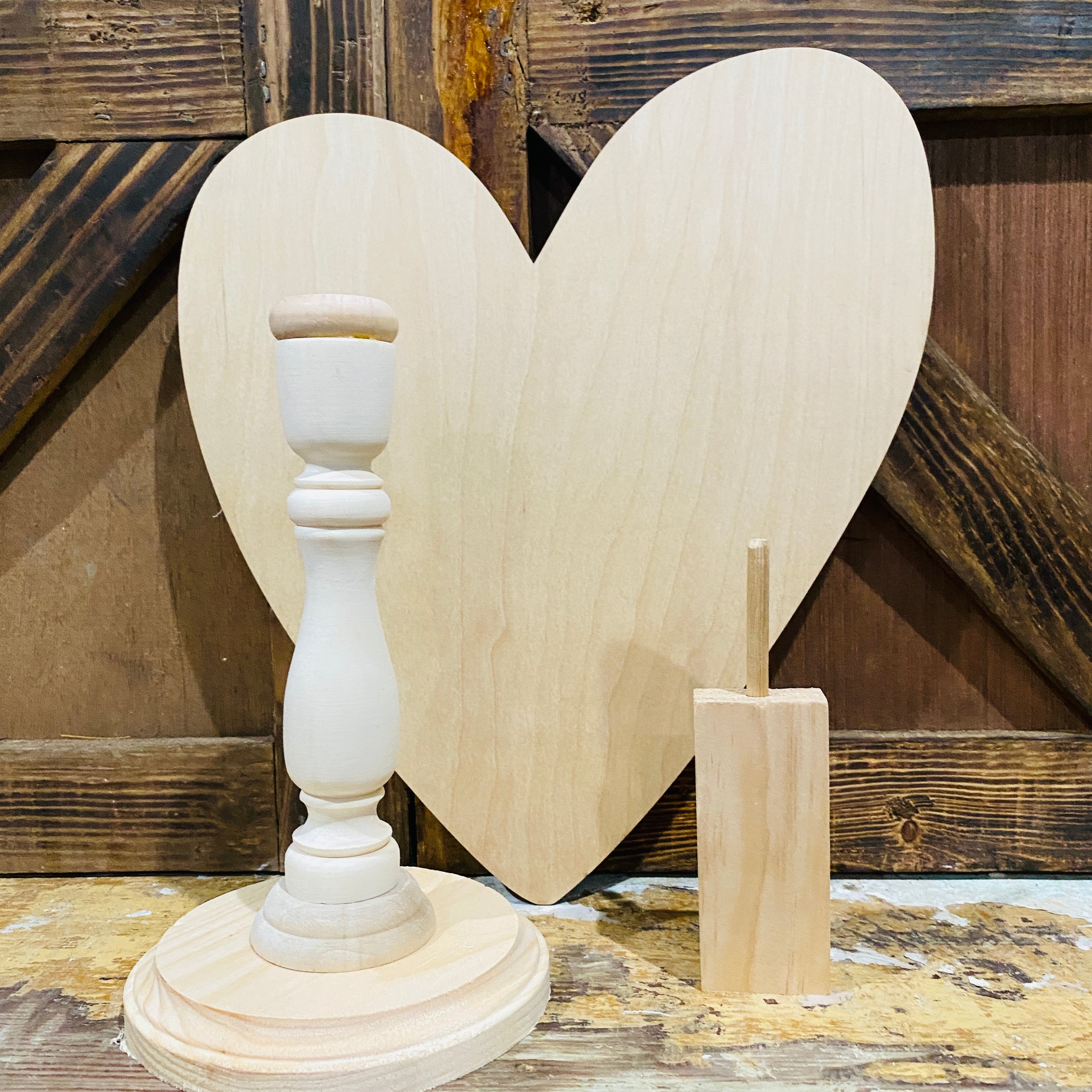 Heart Sign Topper | Wood Craft Blank