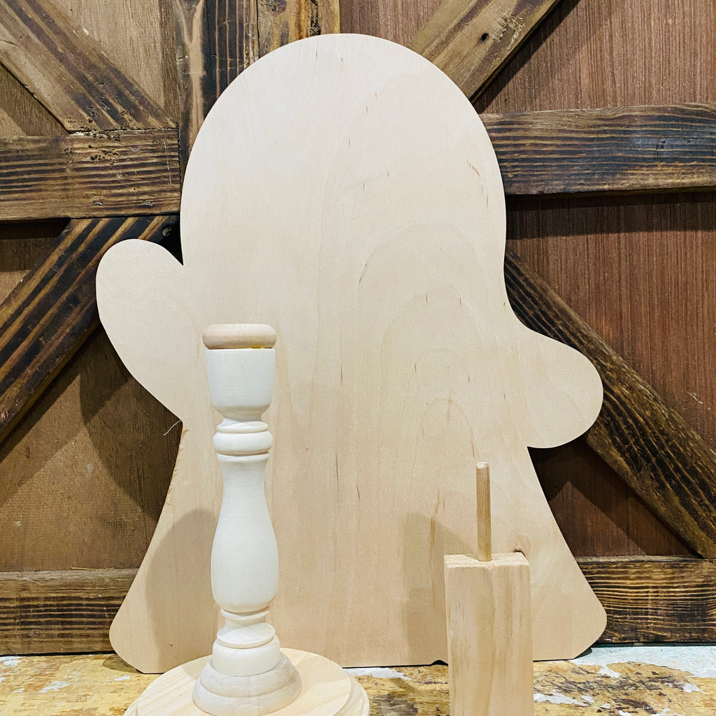 Ghost Sign Topper | Wood Craft Blank