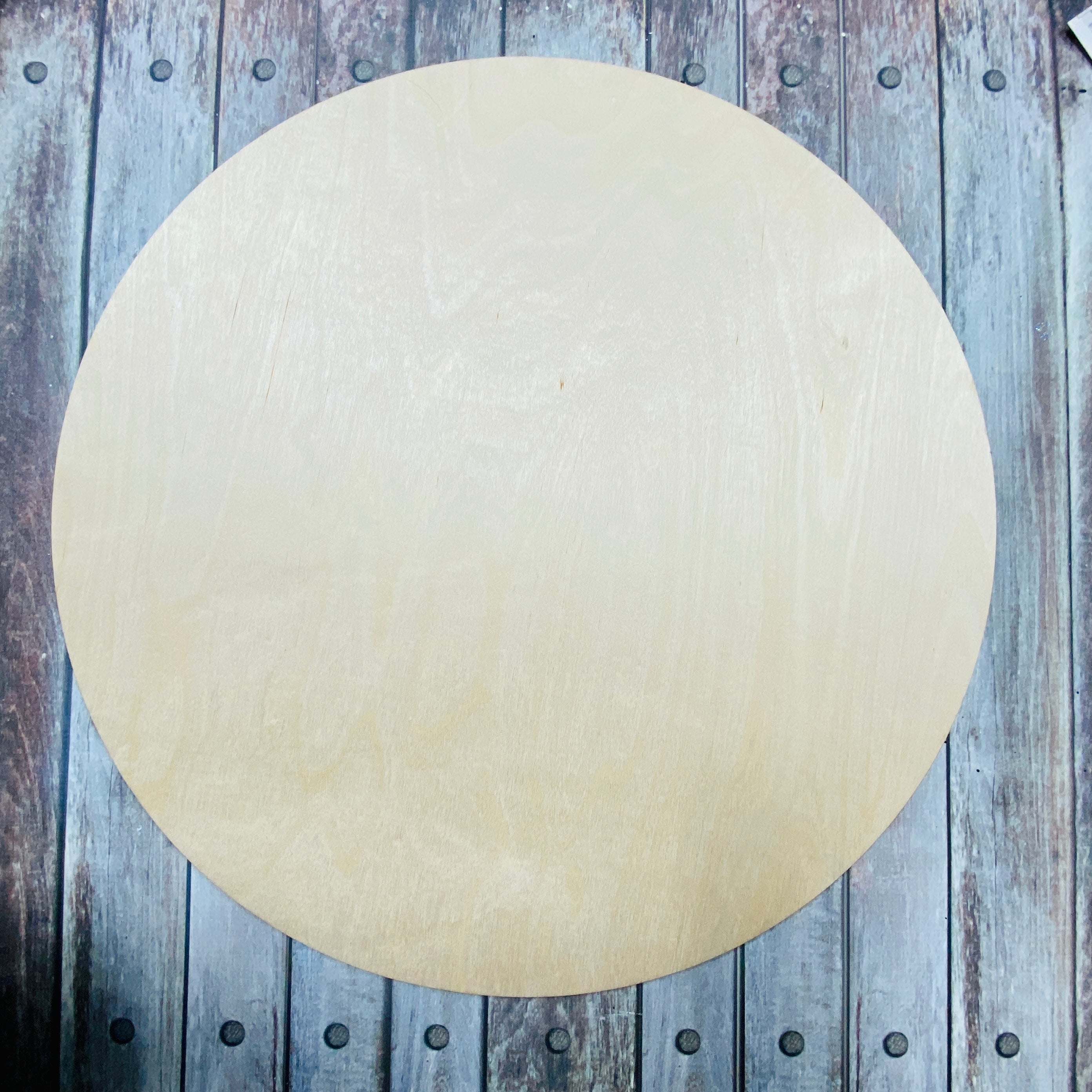 18" Round Wood Blank | Wood Craft Blank