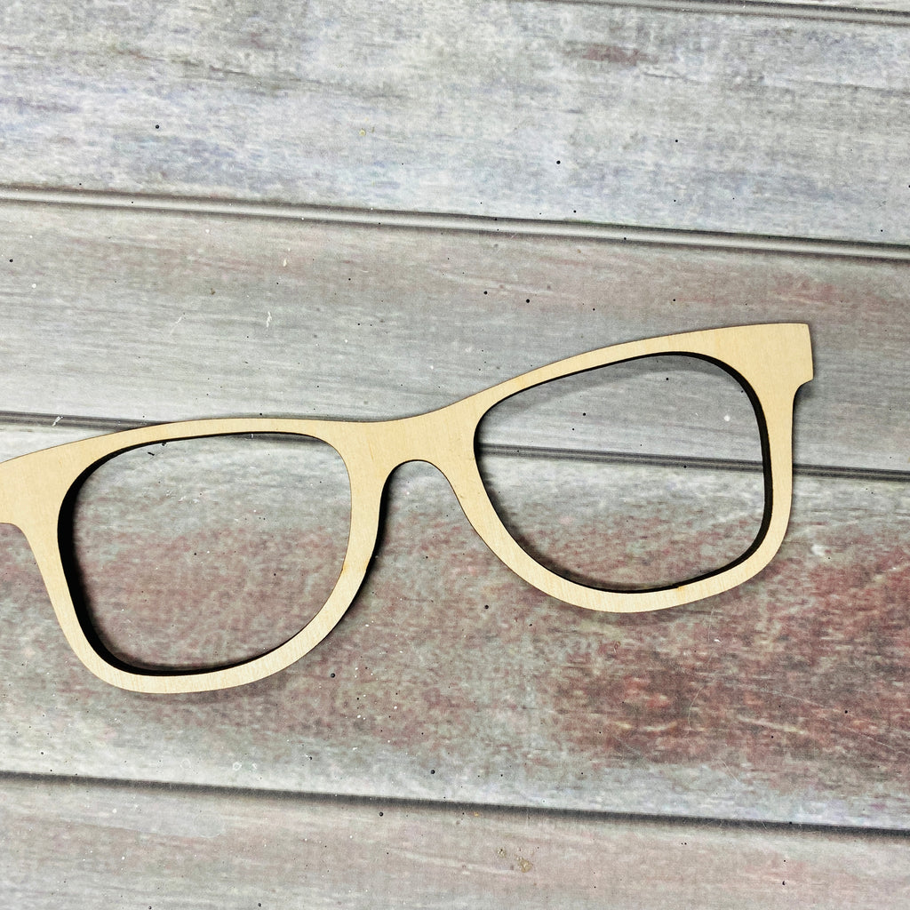 Glasses for Bunny Face Candlestick Topper | Wood Craft Blank