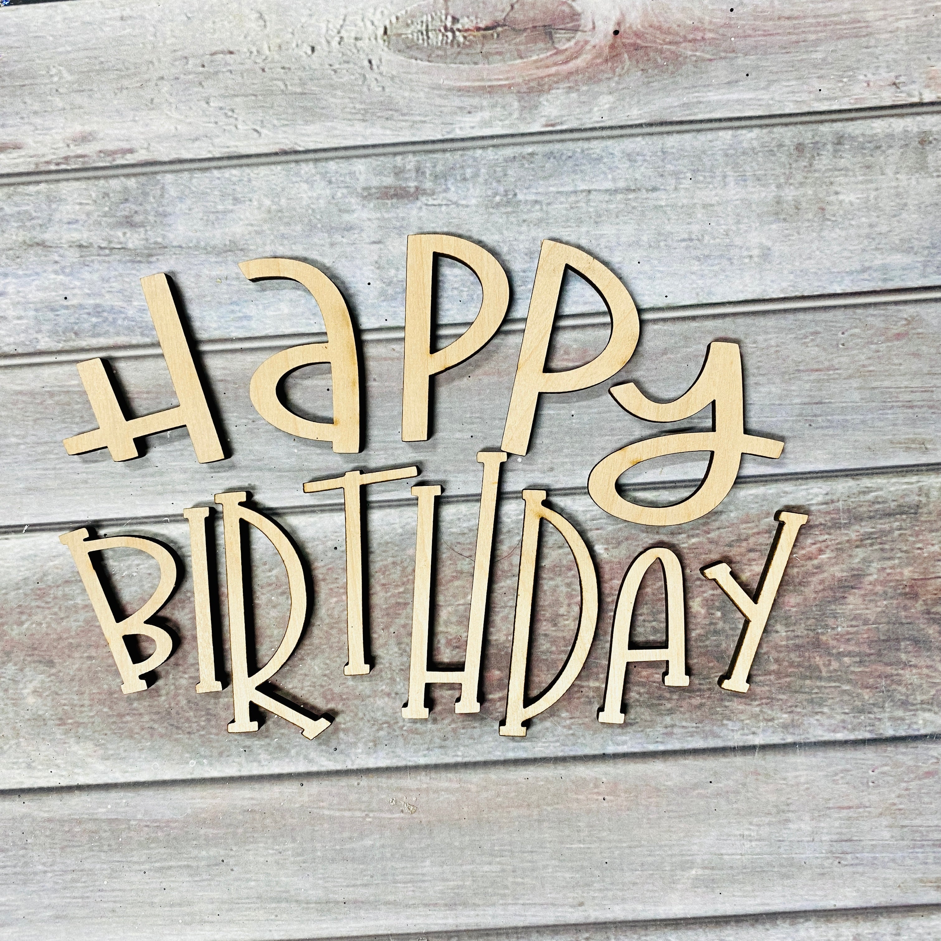 Cupcake Topper | Wood Craft Blank