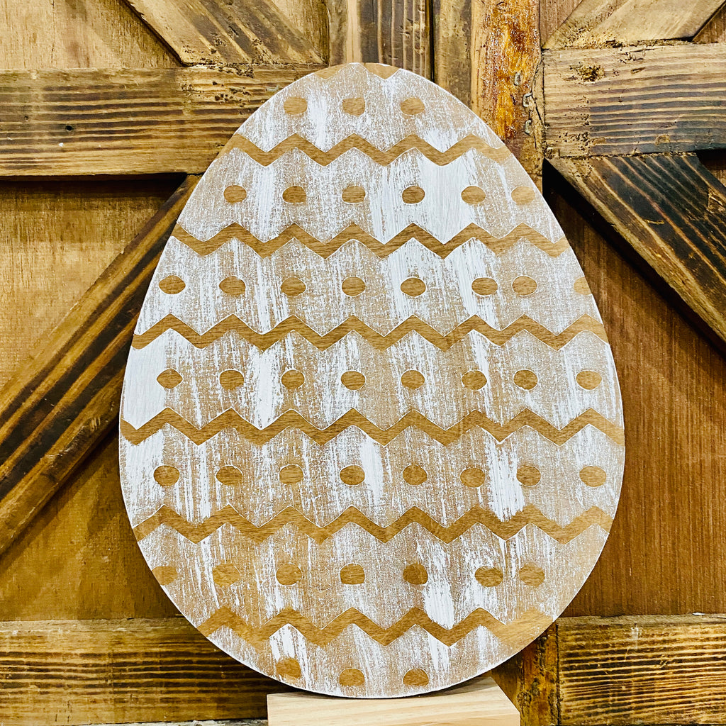 Egg Sign Topper | Wood Craft Blank