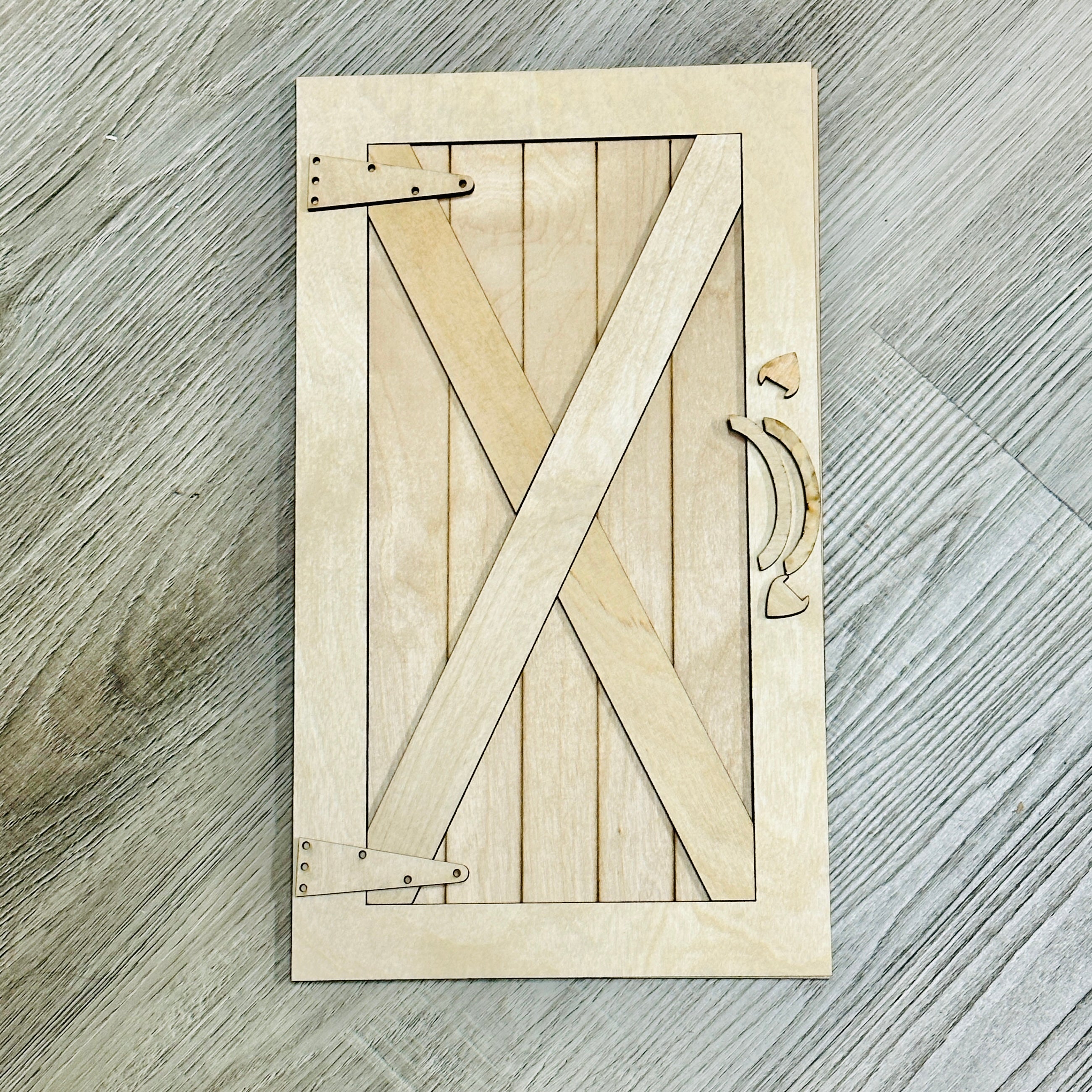 Wood Door | Wood Craft Blank | DIY Kit