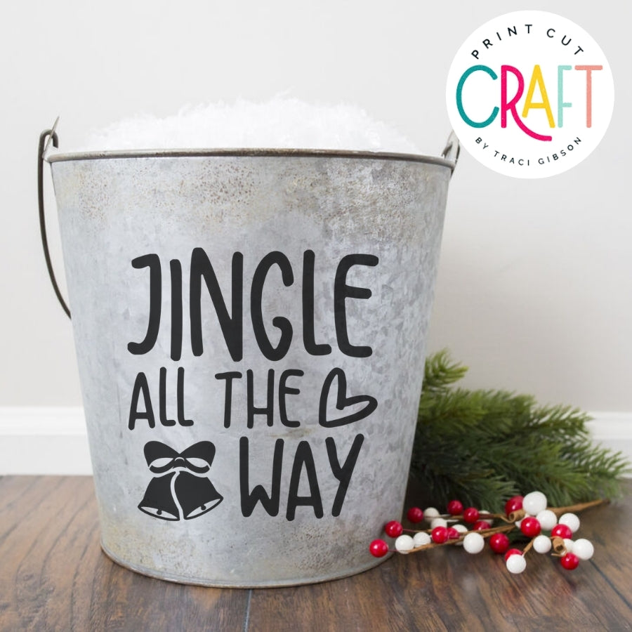 Jingle All The Way SVG PNG DXF EPS