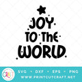 Joy To The World SVG PNG DXF EPS