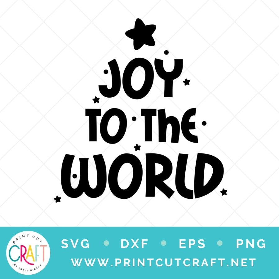 Joy To The World SVG PNG DXF EPS