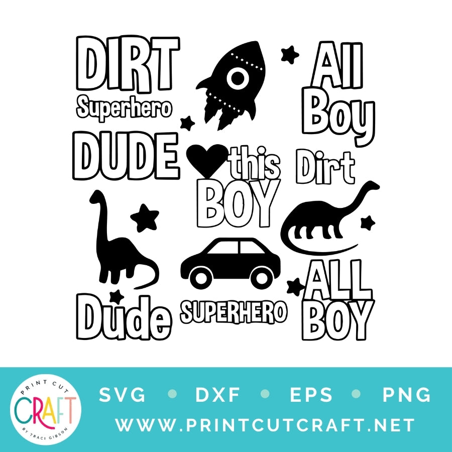 Lil Dude SVG PNG DXF EPS