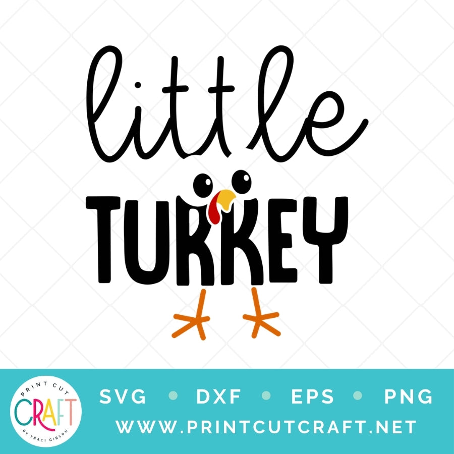 Little Turkey SVG PNG DXF EPS
