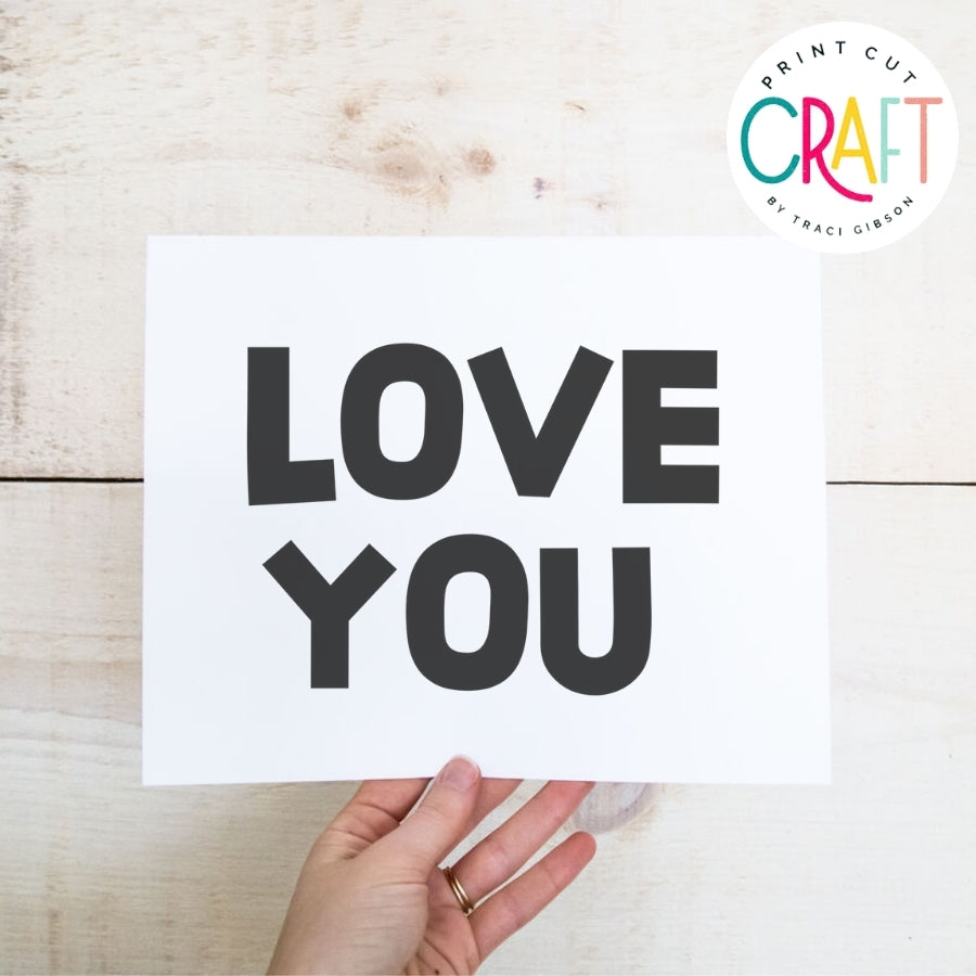 Love You SVG PNG DXF EPS