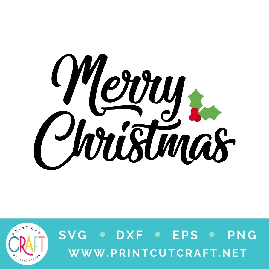 Merry Christmas SVG PNG DXF EPS