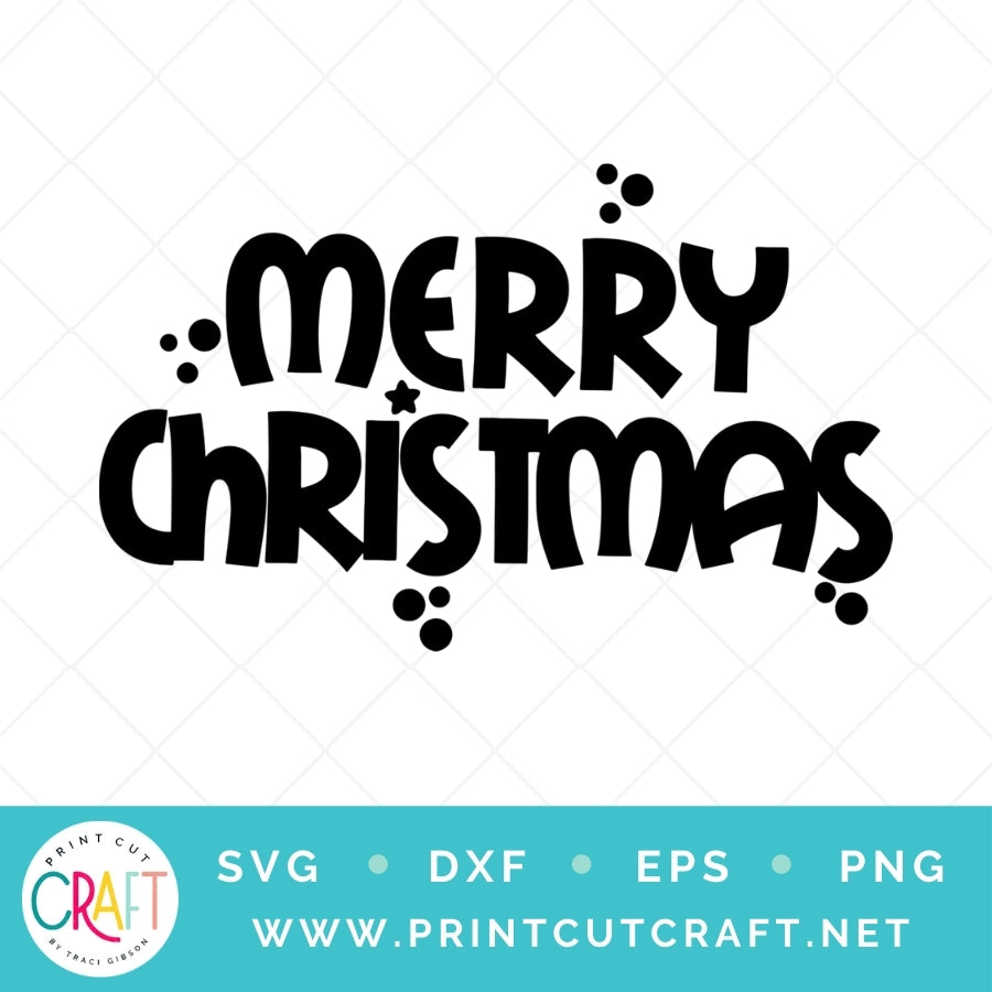 Merry Christmas SVG PNG DXF EPS