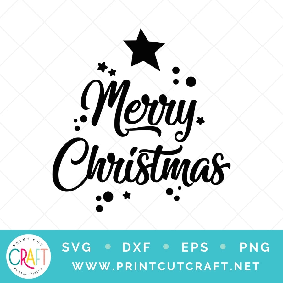 Merry Christmas SVG PNG DXF EPS