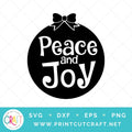 Peace And Joy SVG PNG DXF EPS