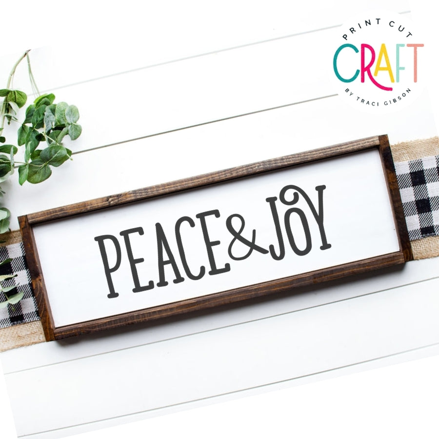 Peace And Joy SVG PNG DXF EPS
