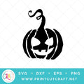 Pumpkin Face SVG PNG DXF EPS