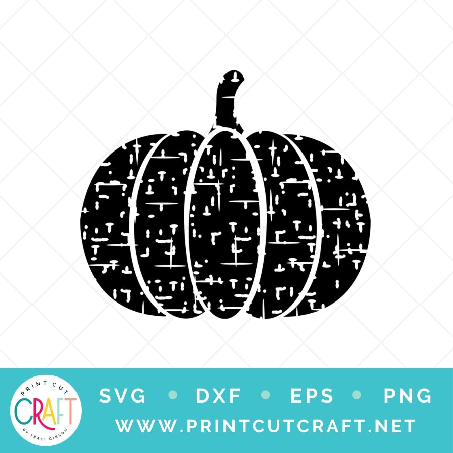 Pumpkin Grunge SVG PNG DXF EPS
