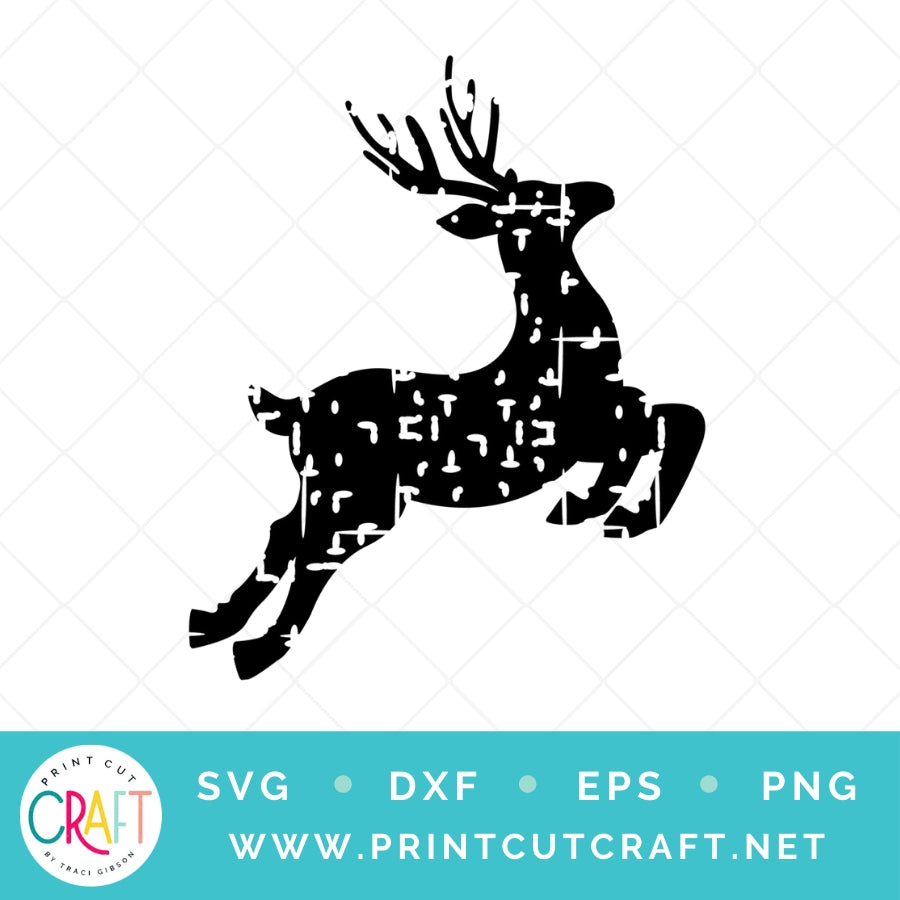 Reindeer SVG PNG DXF EPS
