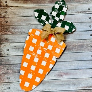Carrot Wood Sign Blank | DIY KIT