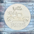 Hello Peeps Door Hanger Sign | DIY KIT