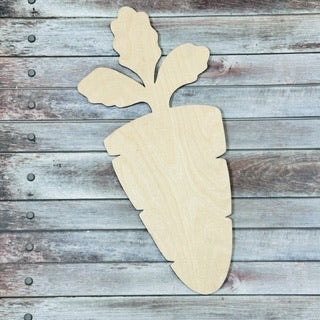 Carrot Wood Sign Blank | DIY KIT