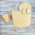 Bunny Bucket | Wood Craft Blank