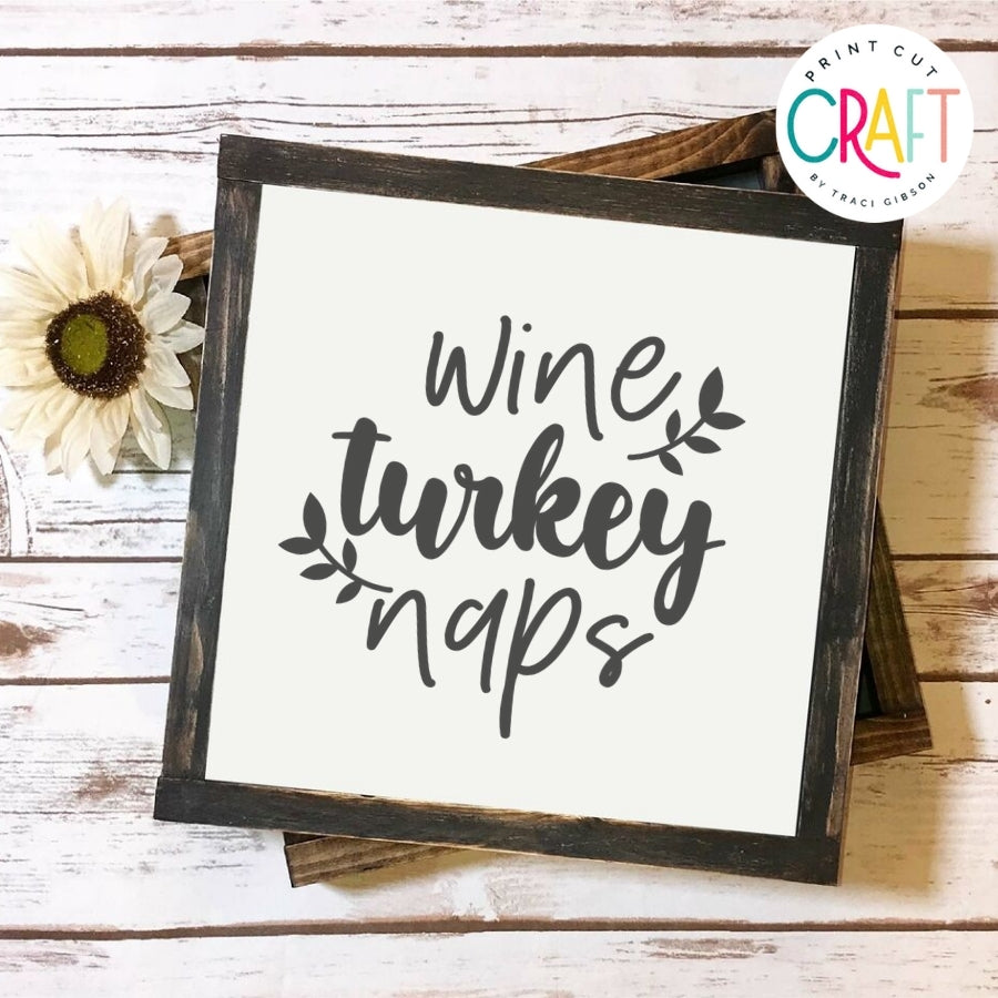 Wine Turkey Naps SVG PNG DXF EPS
