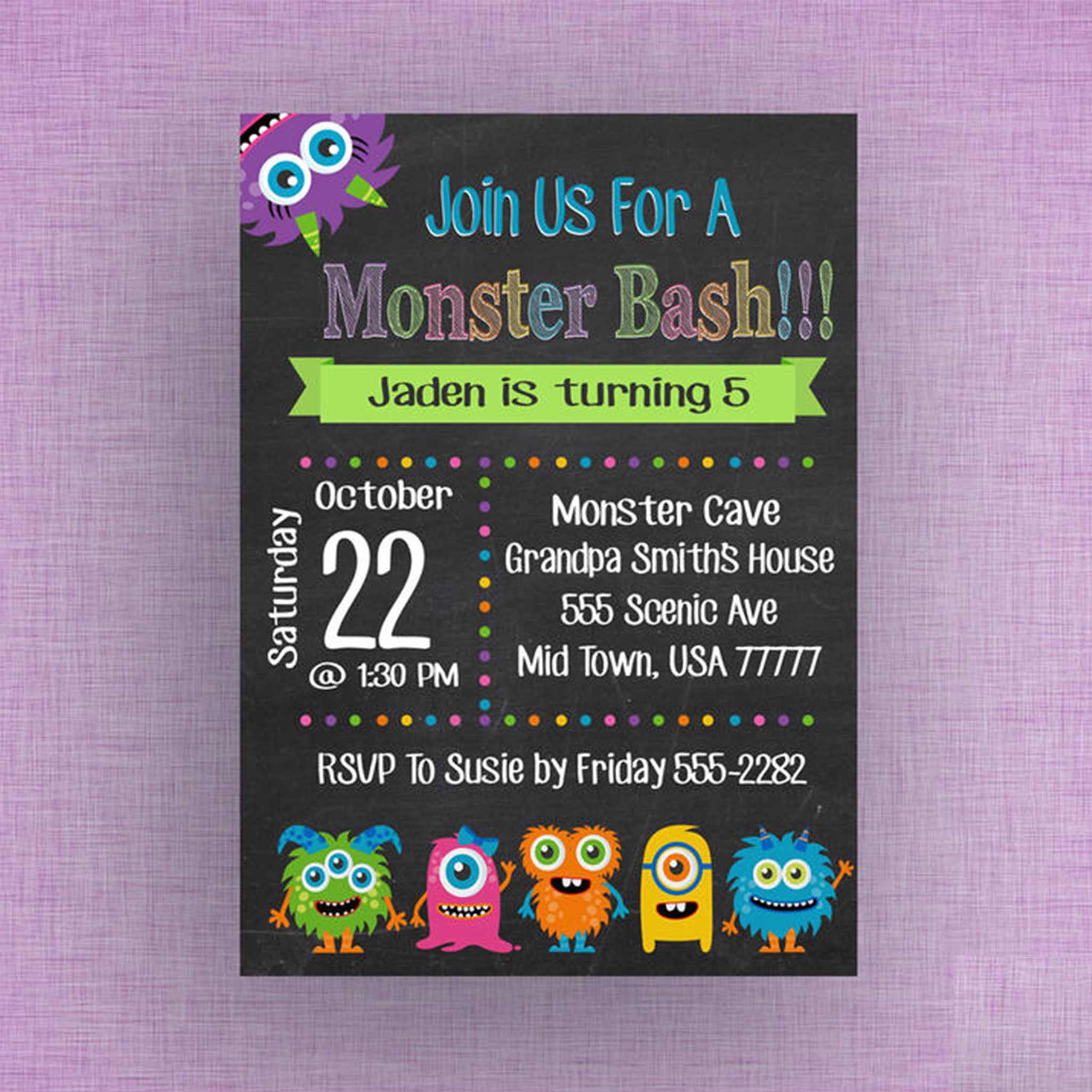 Monster Printable Party Pack