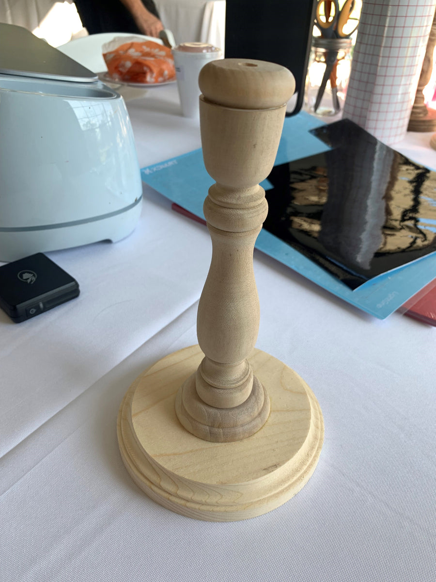 Candlestick Base for Candstick Interchangeable Toppers DIY Kit