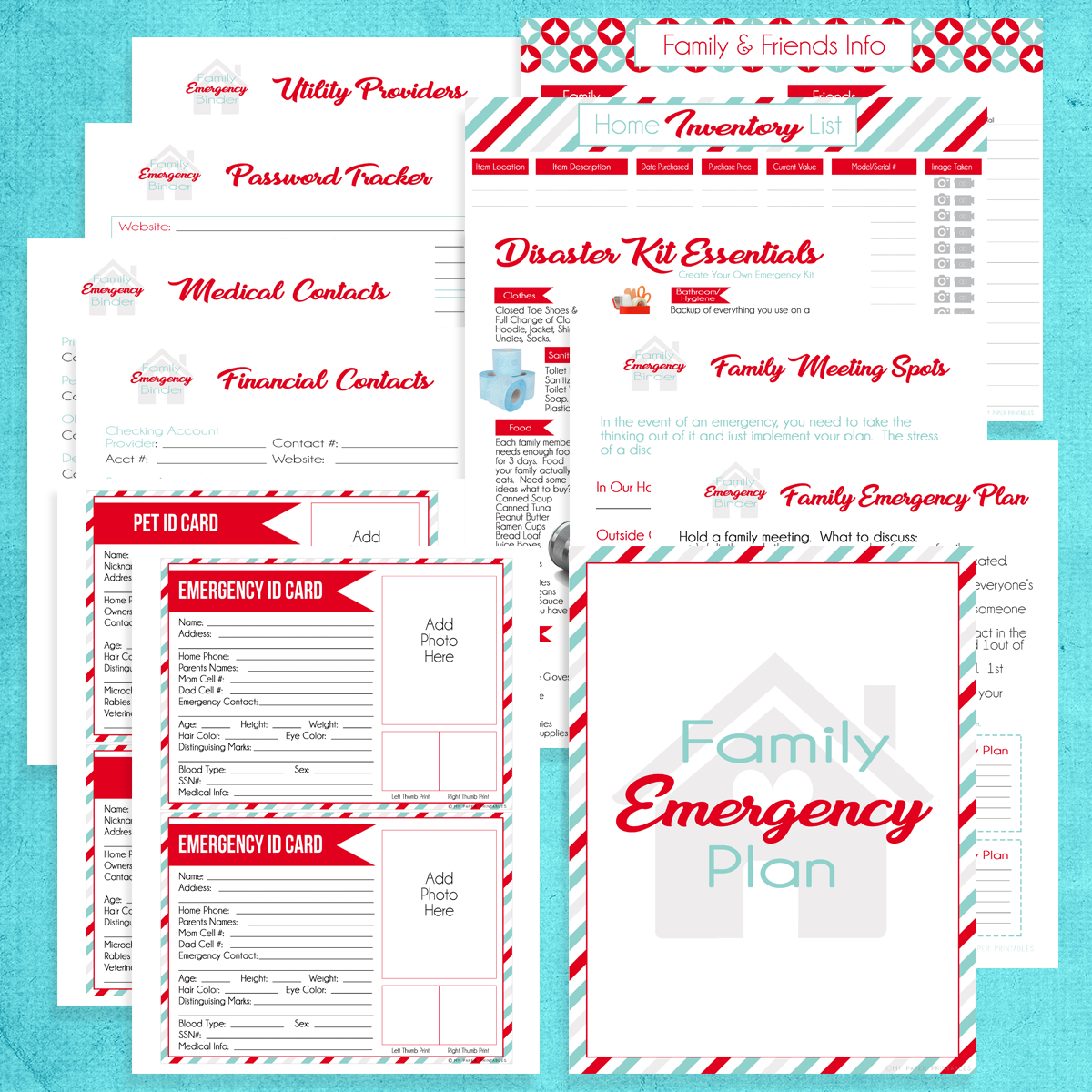 Family Emergency Binder