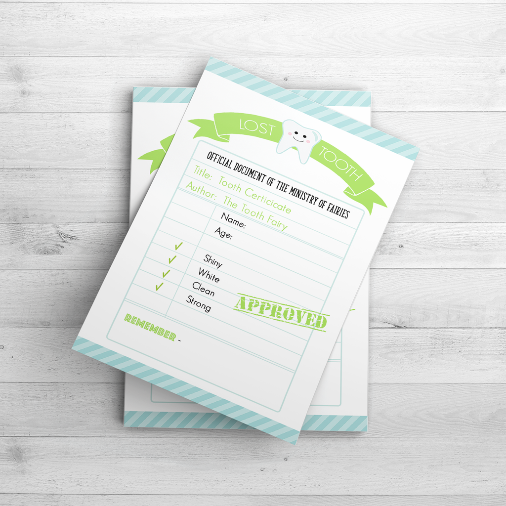 Tooth Fairy Printable Kit