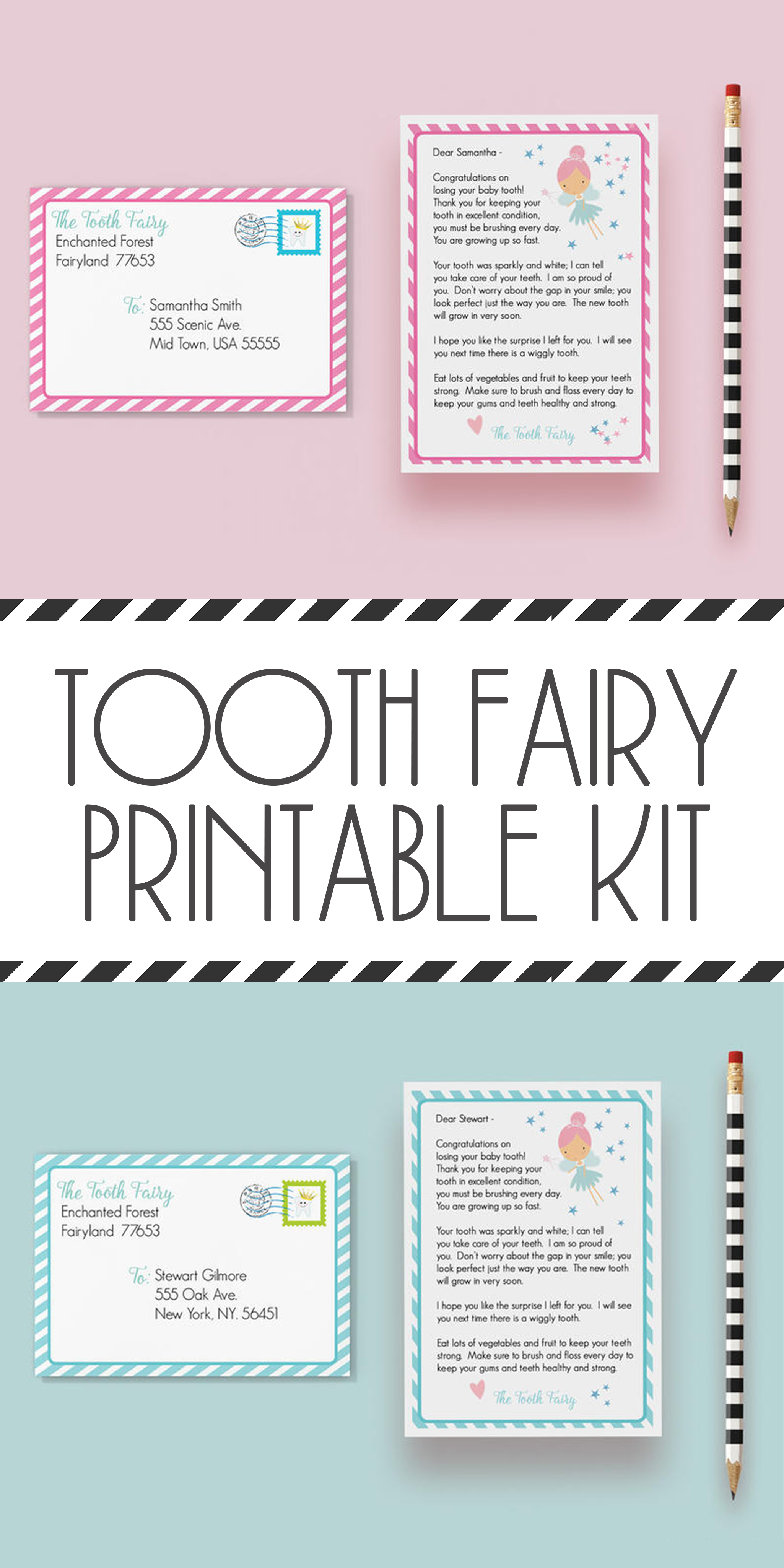 Tooth Fairy Printable Kit